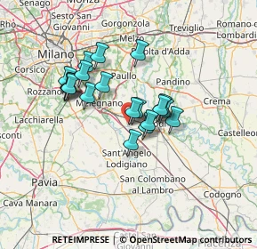 Mappa Via Privata Sicilia, 26855 Lodi vecchio LO, Italia (10.6775)