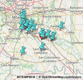 Mappa Via Privata Sicilia, 26855 Lodi vecchio LO, Italia (11.7985)