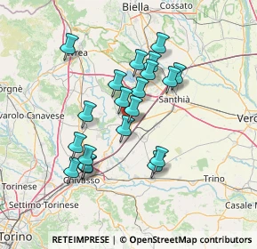 Mappa Corso Vercelli, 13043 Cigliano VC, Italia (12.1945)