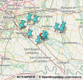 Mappa 26900 Lodi LO, Italia (11.39636)