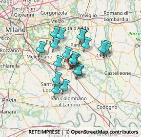 Mappa 26900 Lodi LO, Italia (9.458)