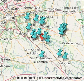 Mappa 26900 Lodi LO, Italia (12.048)