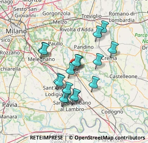 Mappa 26900 Lodi LO, Italia (11.68824)