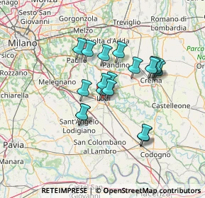 Mappa 26900 Lodi LO, Italia (10.67833)