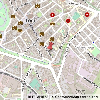 Mappa Corso Roma,  130, 26900 Lodi, Lodi (Lombardia)