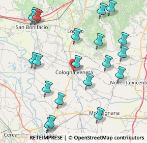 Mappa Via Dante, 37044 Cologna Veneta VR, Italia (9.6775)