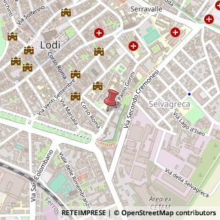 Mappa Via Paolo Gorini, 15, 26900 Lodi, Lodi (Lombardia)