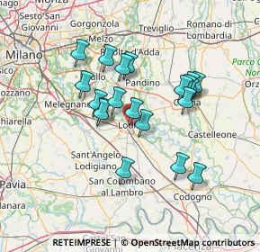Mappa Via Lago di Garda, 26900 Lodi LO, Italia (11.9265)