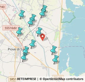 Mappa Via Trieste, 35028 Piove di Sacco PD, Italia (3.98917)