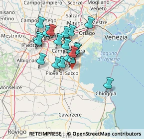 Mappa Via Trieste, 35028 Piove di Sacco PD, Italia (11.35789)