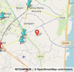 Mappa Via Trieste, 35028 Piove di Sacco PD, Italia (4.05786)