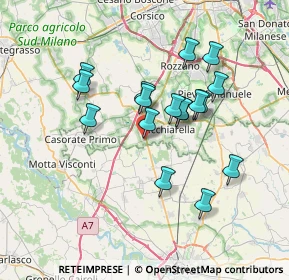 Mappa Angolo, 20080 Casarile MI, Italia (6.16412)