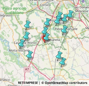 Mappa Angolo, 20080 Casarile MI, Italia (7.24286)