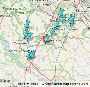 Mappa Angolo, 20080 Casarile MI, Italia (7.29083)