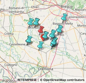 Mappa Via Suor Laura Aceti, 25027 Quinzano d'Oglio BS, Italia (9.02389)