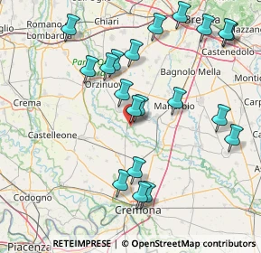 Mappa Via Suor Laura Aceti, 25027 Quinzano d'Oglio BS, Italia (17.054)