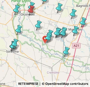 Mappa Via Suor Laura Aceti, 25027 Quinzano d'Oglio BS, Italia (9.018)