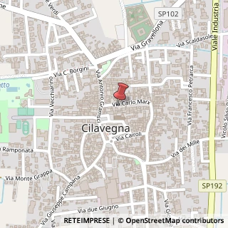 Mappa Via C. Marx, 24, 27024 Cilavegna, Pavia (Lombardia)