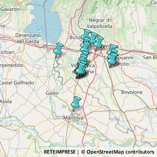 Mappa 37060 Mozzecane VR, Italia (8.5485)
