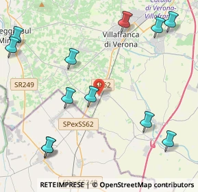 Mappa 37060 Mozzecane VR, Italia (5.48583)