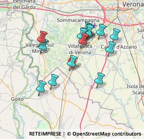 Mappa 37060 Mozzecane VR, Italia (6.95063)