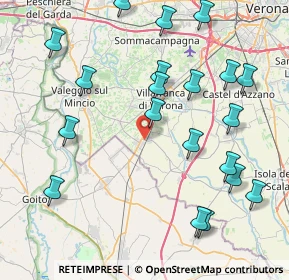 Mappa 37060 Mozzecane VR, Italia (9.568)