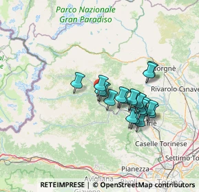 Mappa Strada Brusiera, 10070 Fè , Italia (10.8235)