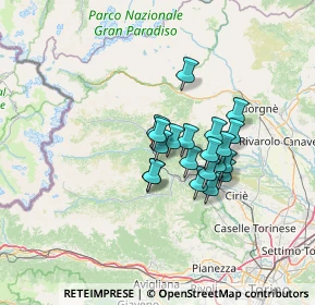 Mappa Strada Brusiera, 10070 Fè , Italia (9.38)
