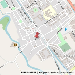 Mappa Via IV Novembre, 32, 27015 Landriano, Pavia (Lombardia)