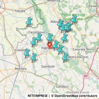 Mappa Via Giovanni Segantini, 27029 Vigevano PV, Italia (6.69667)