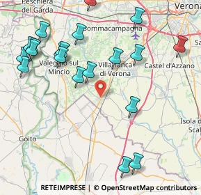 Mappa Via Alessandro Manzoni, 37060 Mozzecane VR, Italia (9.91)