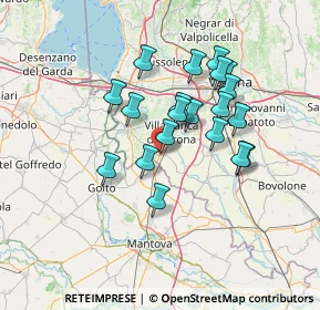 Mappa Via Alessandro Manzoni, 37060 Mozzecane VR, Italia (11.667)