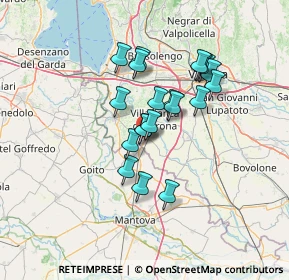 Mappa Via Alessandro Manzoni, 37060 Mozzecane VR, Italia (10.639)