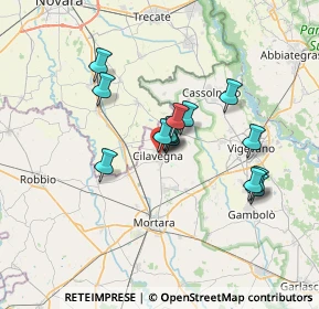 Mappa Vicolo Parrocchiale, 27024 Cilavegna PV, Italia (5.43571)