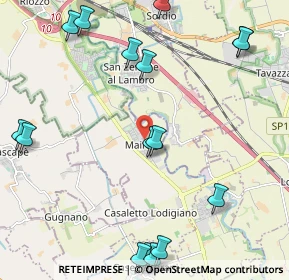 Mappa Via San Rocco, 26852 Casaletto Lodigiano LO, Italia (2.88588)
