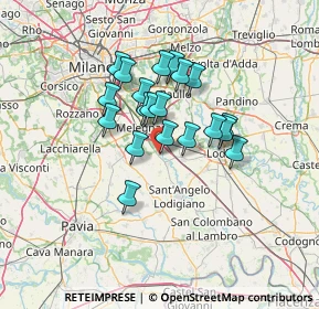 Mappa Via San Rocco, 26852 Casaletto Lodigiano LO, Italia (10.2635)