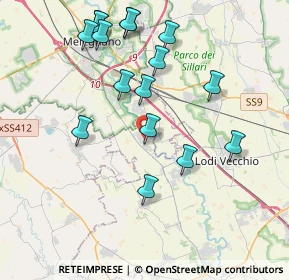 Mappa Via San Rocco, 26852 Casaletto Lodigiano LO, Italia (4.09125)