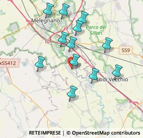 Mappa Via San Rocco, 26852 Casaletto Lodigiano LO, Italia (3.60417)
