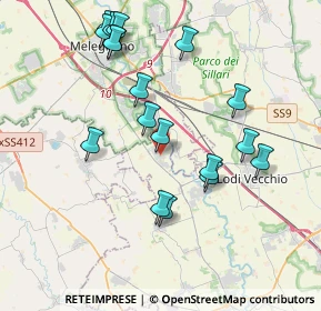 Mappa Via S. Rocco, 26852 Casaletto Lodigiano LO, Italia (3.96278)