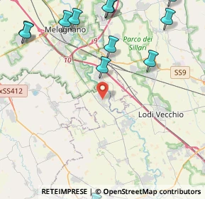 Mappa Via San Rocco, 26852 Casaletto Lodigiano LO, Italia (6.38867)