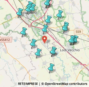 Mappa Via S. Rocco, 26852 Casaletto Lodigiano LO, Italia (4.3795)