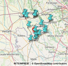 Mappa Via Giuseppe Campana, 27024 Cilavegna PV, Italia (11.0935)