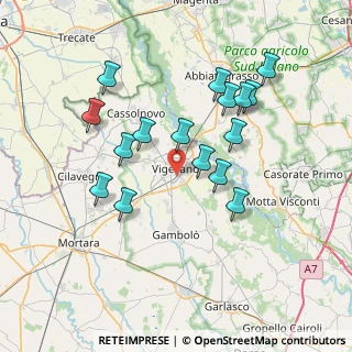 Mappa Via Caramuel, 27029 Vigevano PV, Italia (6.98813)