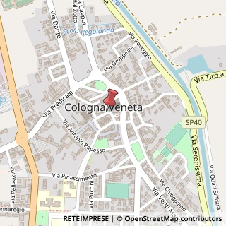Mappa Via Minghetti, 1, 37044 Cologna Veneta, Verona (Veneto)