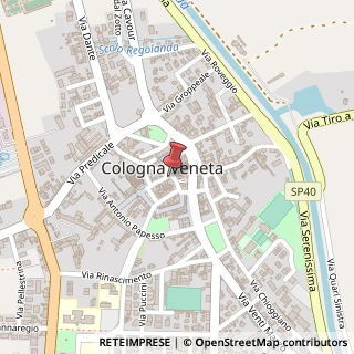Mappa Via de Bernardino Anti, 1, 37044 Cologna Veneta, Verona (Veneto)