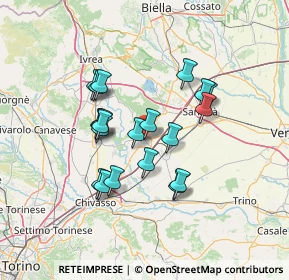Mappa Piazza Martiri della Libertà, 13043 Cigliano VC, Italia (11.487)