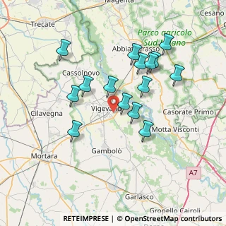 Mappa Via Cellini Benvenuto, 27029 Vigevano PV, Italia (6.722)