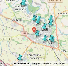 Mappa Via Don Luigi Maggi, 26900 Lodi LO, Italia (1.93385)