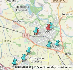 Mappa Via Don Luigi Maggi, 26900 Lodi LO, Italia (2.65091)