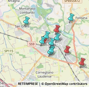 Mappa Via Don Luigi Maggi, 26900 Lodi LO, Italia (1.51727)